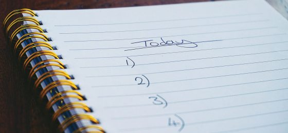 pexels-photo-1226398-1226398 A close-up view of a handwritten to-do list on a spiral notebook with numbers for tasks.